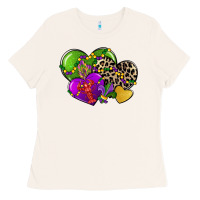 Bone mardi gras hearts Ladies Tee - CowGirlArtShop