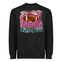 Black tackle breast cancer Heavyweight Sweatshirt - AdoDesignShop