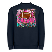 Navy tackle breast cancer Heavyweight Sweatshirt - AdoDesignShop