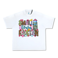 White Easter Day Small town Easter Urban Heavy Tee - OliviaCreatesArt