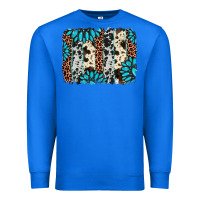 True Royal gemstone leopard cowhide brushstroke Premium Sweatshirt - AdoDesignShop