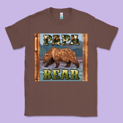 Papar Bear Classic Tee Designed By Artiststas