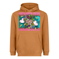 Meerkat v.d flowers and hearts Heavyweight Hoodie - AdoDesignShop