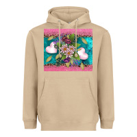 Mushroom v.d flowers and hearts Heavyweight Hoodie - AdoDesignShop