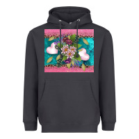 Smoke v.d flowers and hearts Heavyweight Hoodie - AdoDesignShop