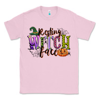 Bubblegum Pink resting witch face Classic Tee - CowGirlArtShop