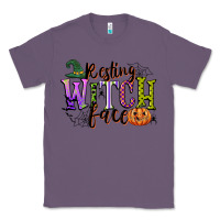 Lavender resting witch face Classic Tee - CowGirlArtShop
