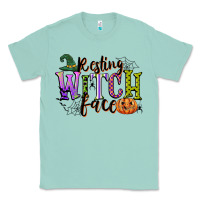 Seafoam resting witch face Classic Tee - CowGirlArtShop