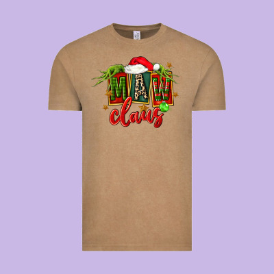 Christmas Maw Claus Vintage Tee Designed By Fadigitalartstudio