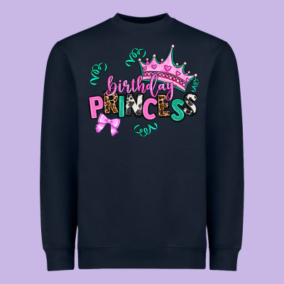 Birthday Princess Heavyweight Sweatshirt Designed By Adodesignshop