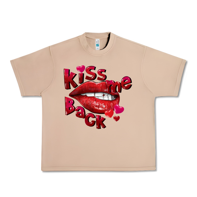 Kiss Me Back Valentine's Day Urban Heavy Tee by FaDigitalArtStudio | Teevron