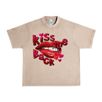 French Oak Kiss me back Valentine's Day Urban Heavy Tee - FaDigitalArtStudio