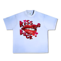 Grape Ice Kiss me back Valentine's Day Urban Heavy Tee - FaDigitalArtStudio