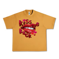 Peanut Butter Kiss me back Valentine's Day Urban Heavy Tee - FaDigitalArtStudio