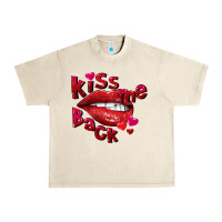 Sandshell Kiss me back Valentine's Day Urban Heavy Tee - FaDigitalArtStudio