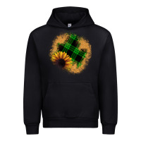 Black sunflower christmas patch Urban Hoodie - JahusDesignShop