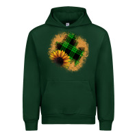 Foreset Green sunflower christmas patch Urban Hoodie - JahusDesignShop