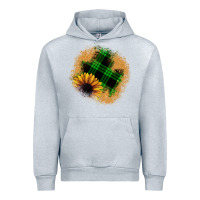 Heather Grey sunflower christmas patch Urban Hoodie - JahusDesignShop
