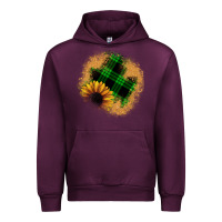 Mauve Wine sunflower christmas patch Urban Hoodie - JahusDesignShop