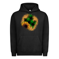 Pigment Black sunflower christmas patch Urban Hoodie - JahusDesignShop