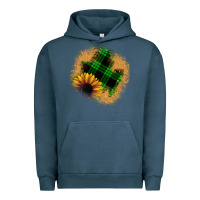 Pigment Midnight Navy sunflower christmas patch Urban Hoodie - JahusDesignShop
