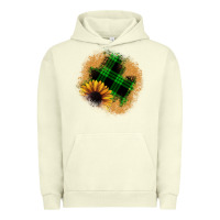 Pigment Pistachio sunflower christmas patch Urban Hoodie - JahusDesignShop