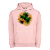Pigment Salmon sunflower christmas patch Urban Hoodie - JahusDesignShop