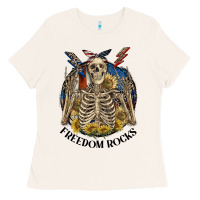 Bone freedom rocks Ladies Tee - CowGirlArtShop