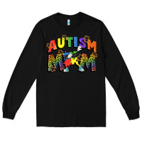 Black Autism mom Long Sleeve Tee - FaDigitalArtStudio