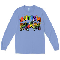 Colony Blue Autism mom Long Sleeve Tee - FaDigitalArtStudio