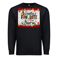 Black santa's favorite nurse Premium Sweatshirt - AdoDesignShop