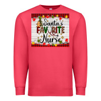 Cardinal santa's favorite nurse Premium Sweatshirt - AdoDesignShop