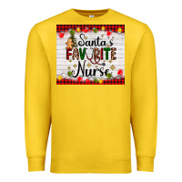 Lemon santa's favorite nurse Premium Sweatshirt - AdoDesignShop
