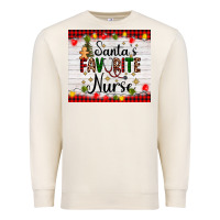 Sandshell santa's favorite nurse Premium Sweatshirt - AdoDesignShop