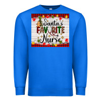 True Royal santa's favorite nurse Premium Sweatshirt - AdoDesignShop