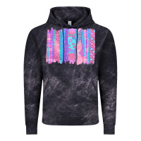 Cloud Black Pink Easter Brushstrokes Vintage Hoodie - BundleAndBundleShop