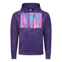 Cloud Purple Pink Easter Brushstrokes Vintage Hoodie - BundleAndBundleShop