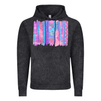 Vintage Black Pink Easter Brushstrokes Vintage Hoodie - BundleAndBundleShop