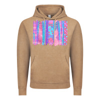 Vintage Coffee Pink Easter Brushstrokes Vintage Hoodie - BundleAndBundleShop