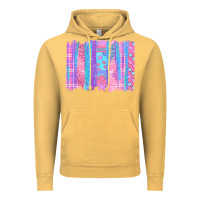 Vintage Mustard Pink Easter Brushstrokes Vintage Hoodie - BundleAndBundleShop