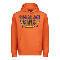 Carrot librarians rule Premium Hoodie - CowhideDigitalArt