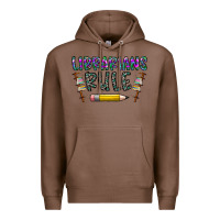 Chestnut librarians rule Premium Hoodie - CowhideDigitalArt