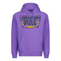 Purple librarians rule Premium Hoodie - CowhideDigitalArt