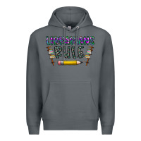 Rock librarians rule Premium Hoodie - CowhideDigitalArt