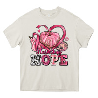 Cream harvesting hope Heavy Core Tee - texasbilliewilder