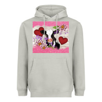 Moon Dust lotus heart cow valentine Heavyweight Hoodie - AdoDesignShop