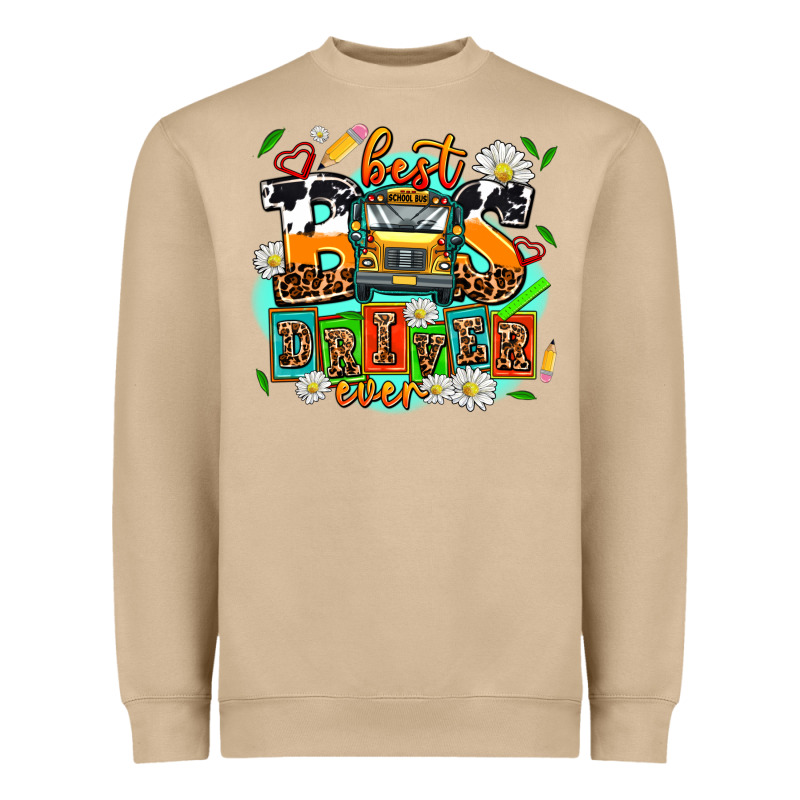 Best Bus Driver Ever Heavyweight Sweatshirt by AdoDesignShop | Teevron
