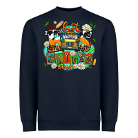 Navy best bus driver ever Heavyweight Sweatshirt - AdoDesignShop