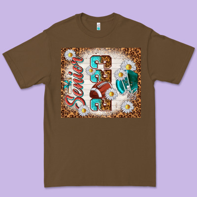 Senior 2023 Football Premium Tee Designed By Tumblerdesignbyshophia