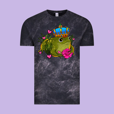 Valentines Day Frog Prince Olivia Vintage Tee Designed By Oliviacreatesart